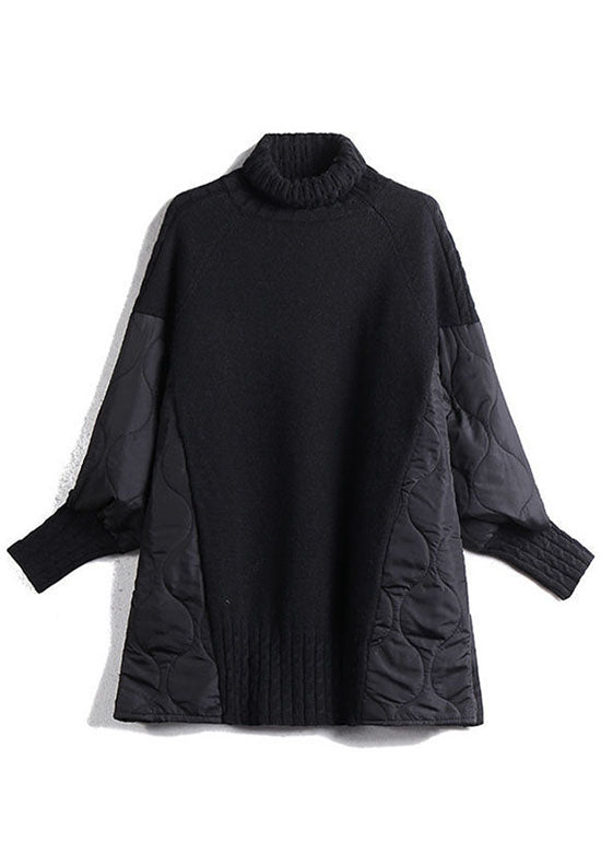 Enkel  høyhalset genser , høstgenser