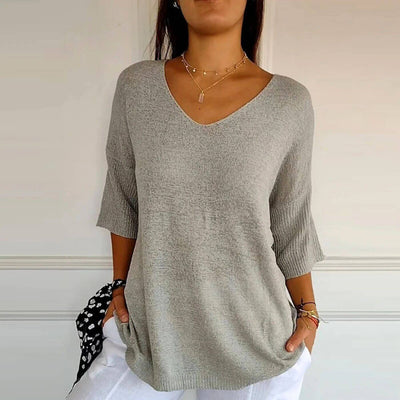 Tordis™ – Stilig Myk Strikket Skjorte